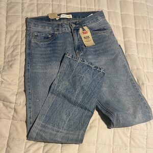 Levi's Men's Light Blue Straight Jeans